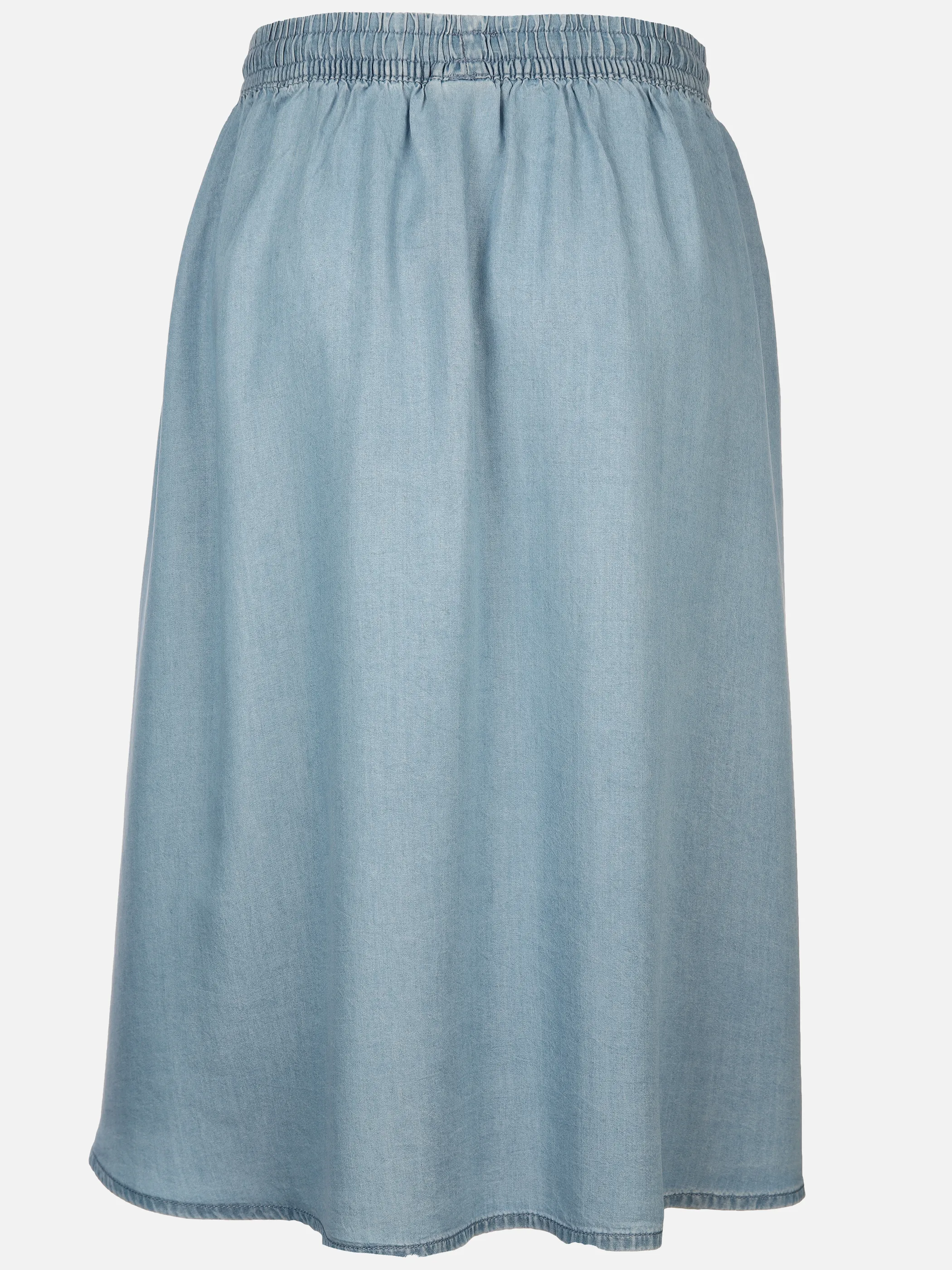 Damen Tencel Rock in Denim Optik