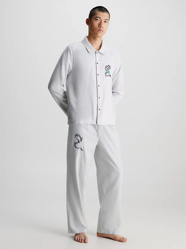 blusa de pijama de flanela de algodão
