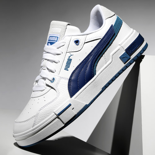 Baskets CA Pro Glitch 389276 Puma White Los Angeles Lakerse Blue Feather