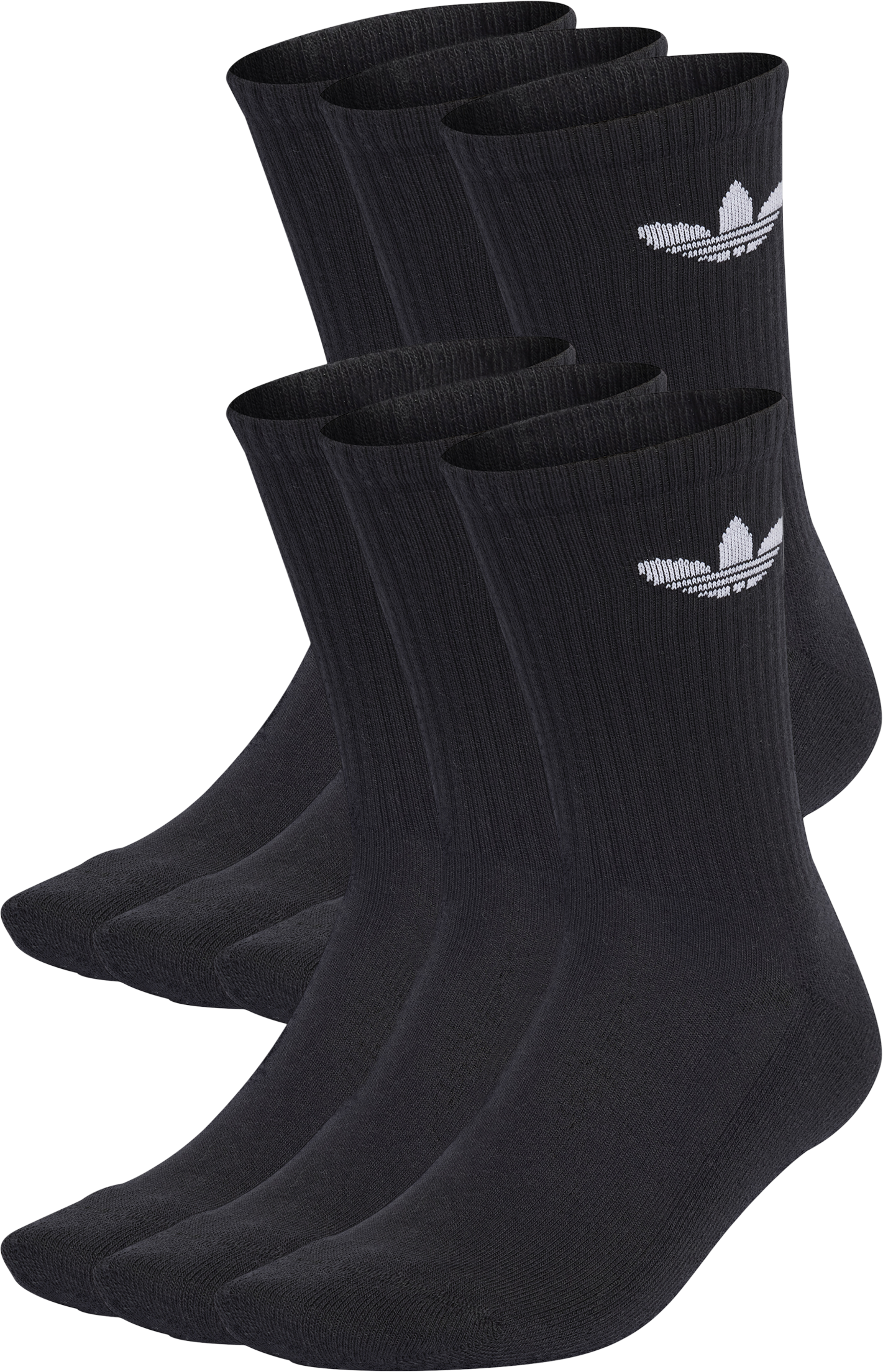 adidas Originals Crew 6er Pack Socken Schwarz