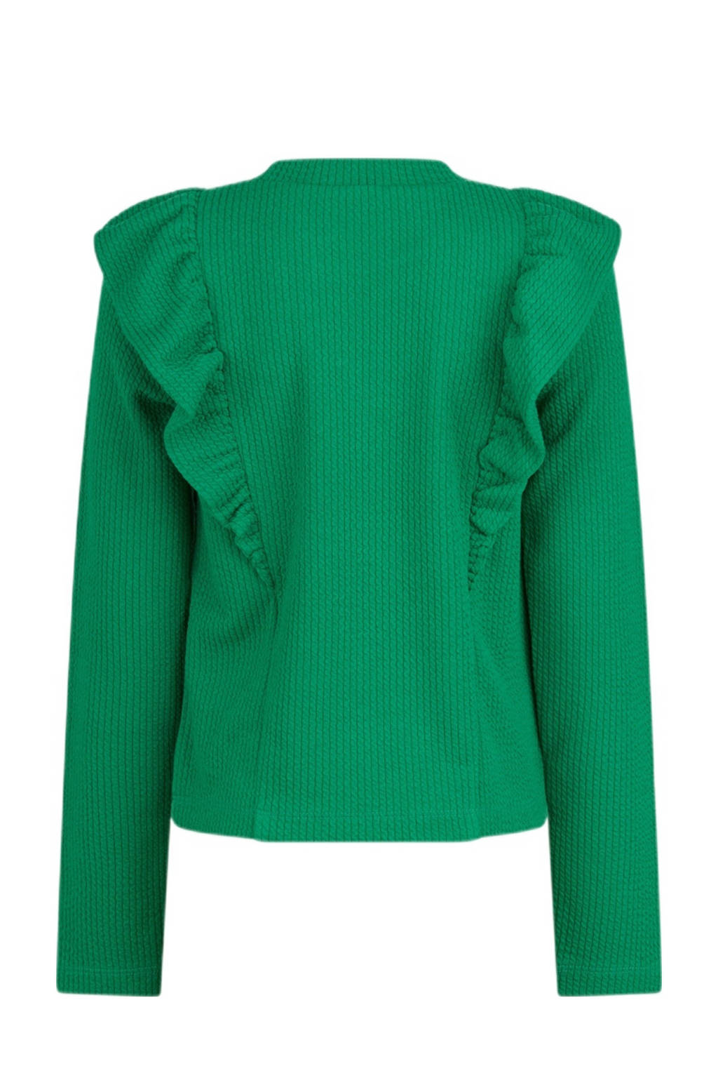 Shoeby longsleeve donkergroen