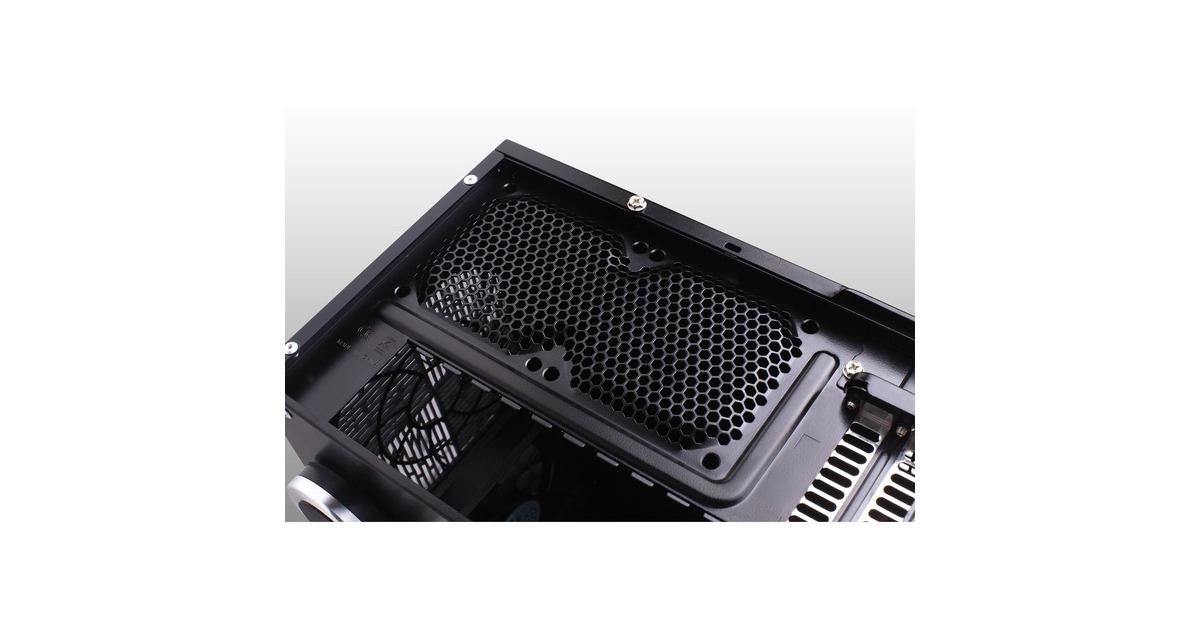 SilverStoneGrandia GD07B HTPC behuizing  (Zwart | 2x USB-A)