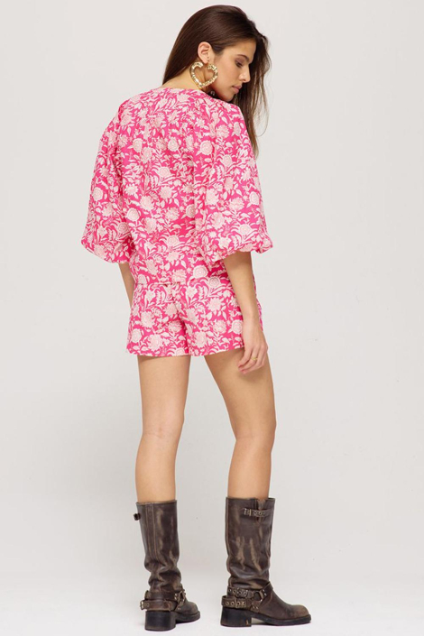 Harper & Yve roze dames blouse