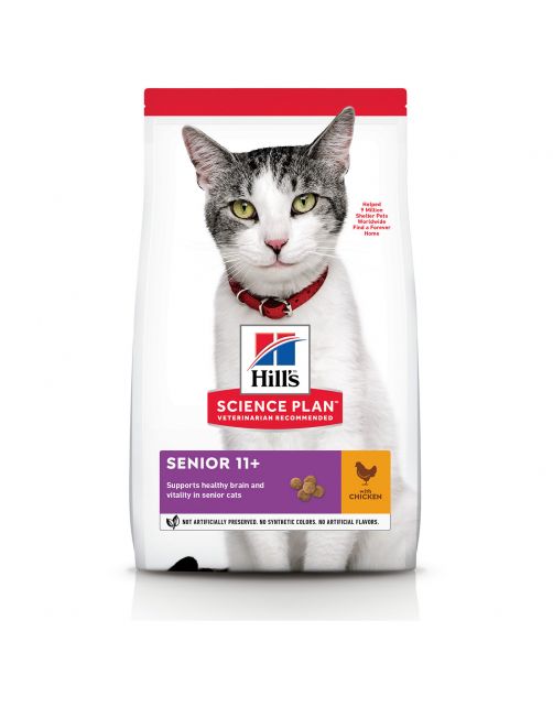 Hill's Feline Senior 11+ Kip - Kattenvoer