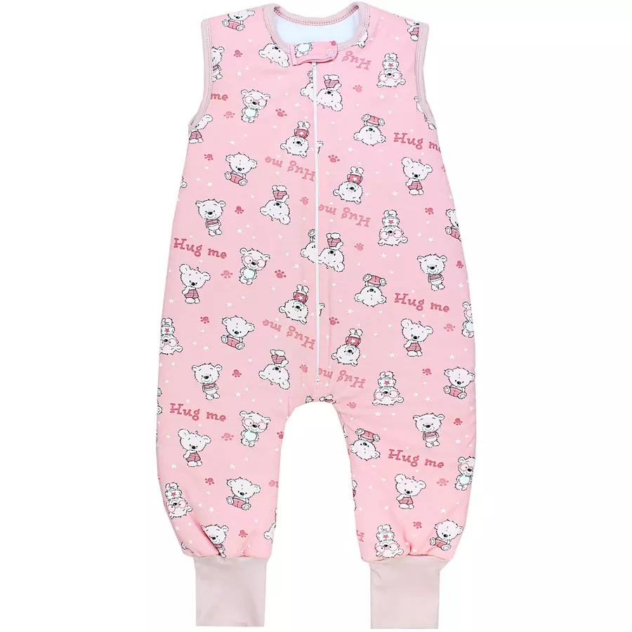TupTam Baby  Winter Schlafsack mit Beinen 2,5 Tog rosa Modell 1