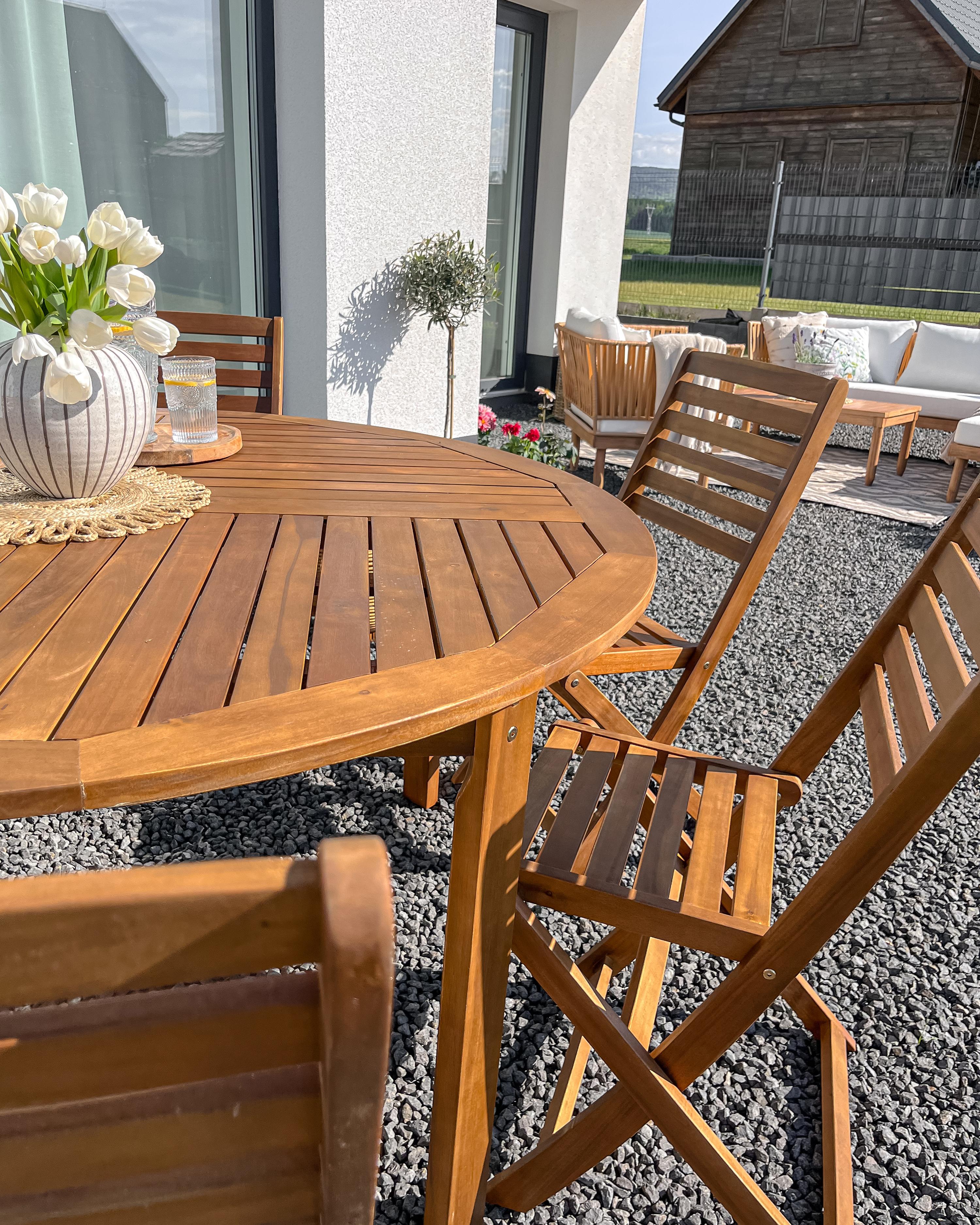 Tuinset 6-zits TOLVE Acaciahout Bruin