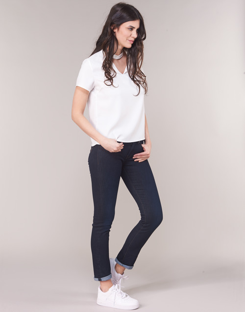 G-Star Raw - MIDGE SADDLE MID STRAIGHT Azul / Dark / Envejecido