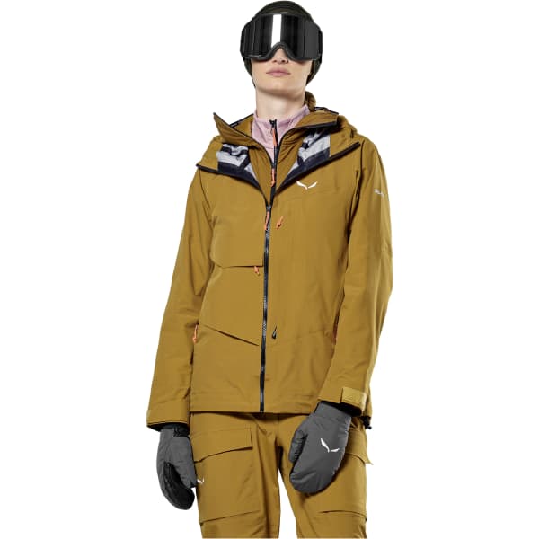 Veste ski de randonnée SALEWA SELLA FREE 3L PTX JACKET W GOLDEN BROWN