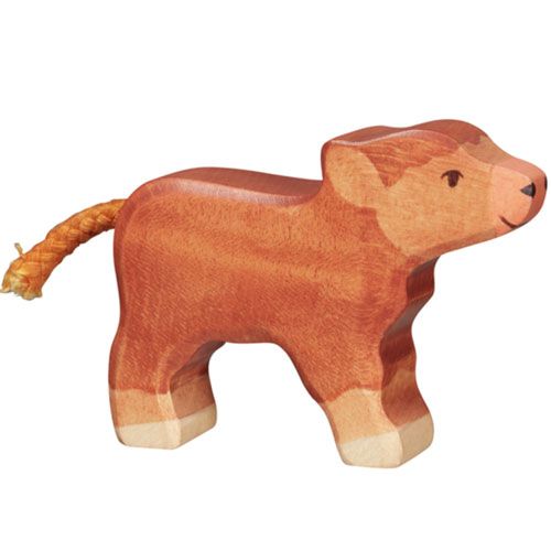 Holztiger schotse hooglander kalf 7 cm