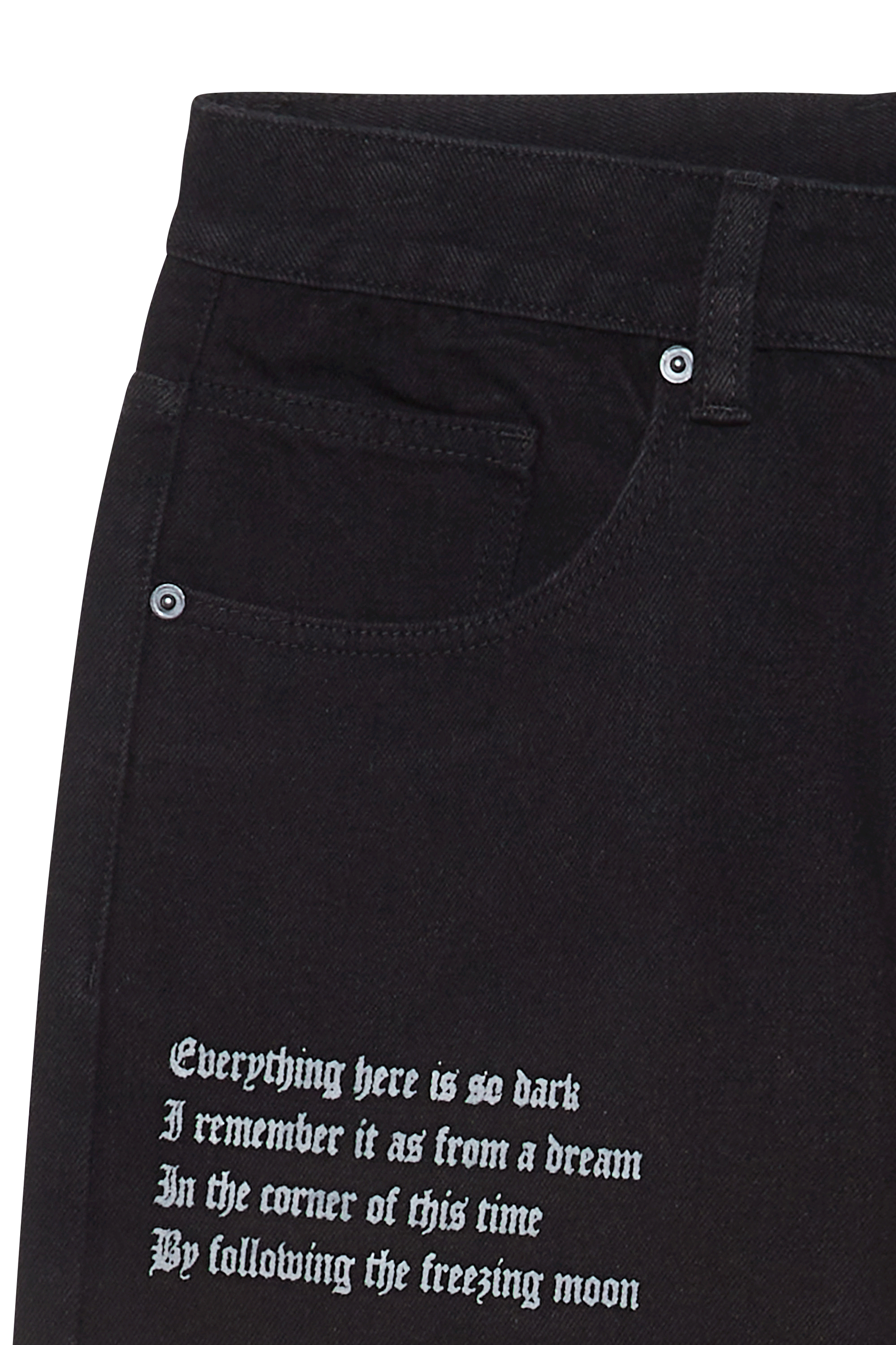 WASTED Jean PANT CASPER SIGHT Noir