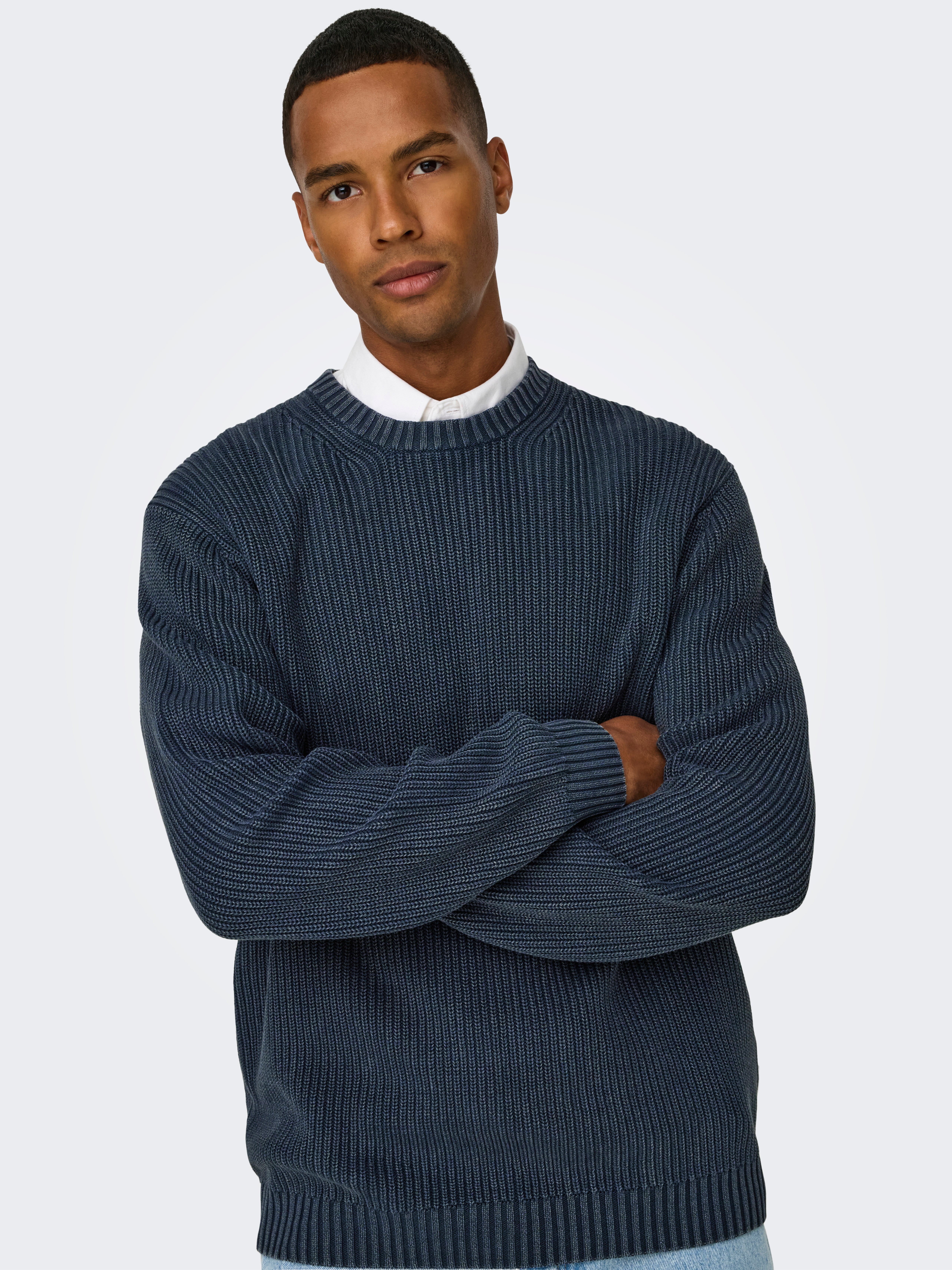 ONSROSU Pullover Navy Blazer