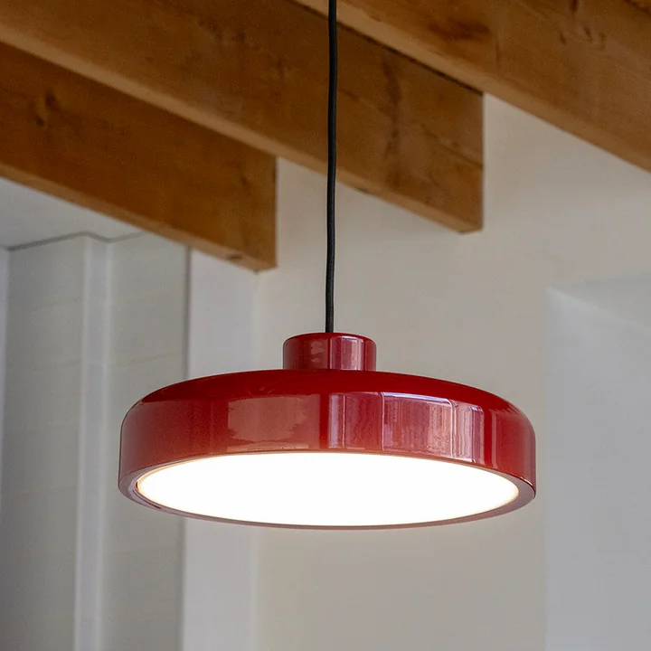 NINE - Lacquer LED Pendelleuchte S, grau