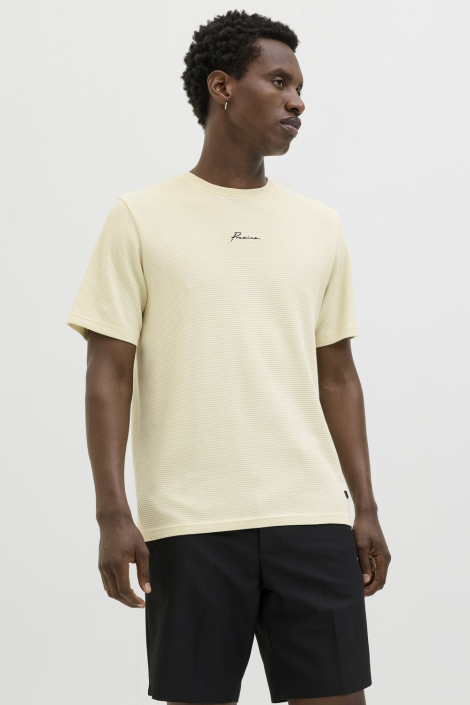 Jack & Jones beige heren t-shirt