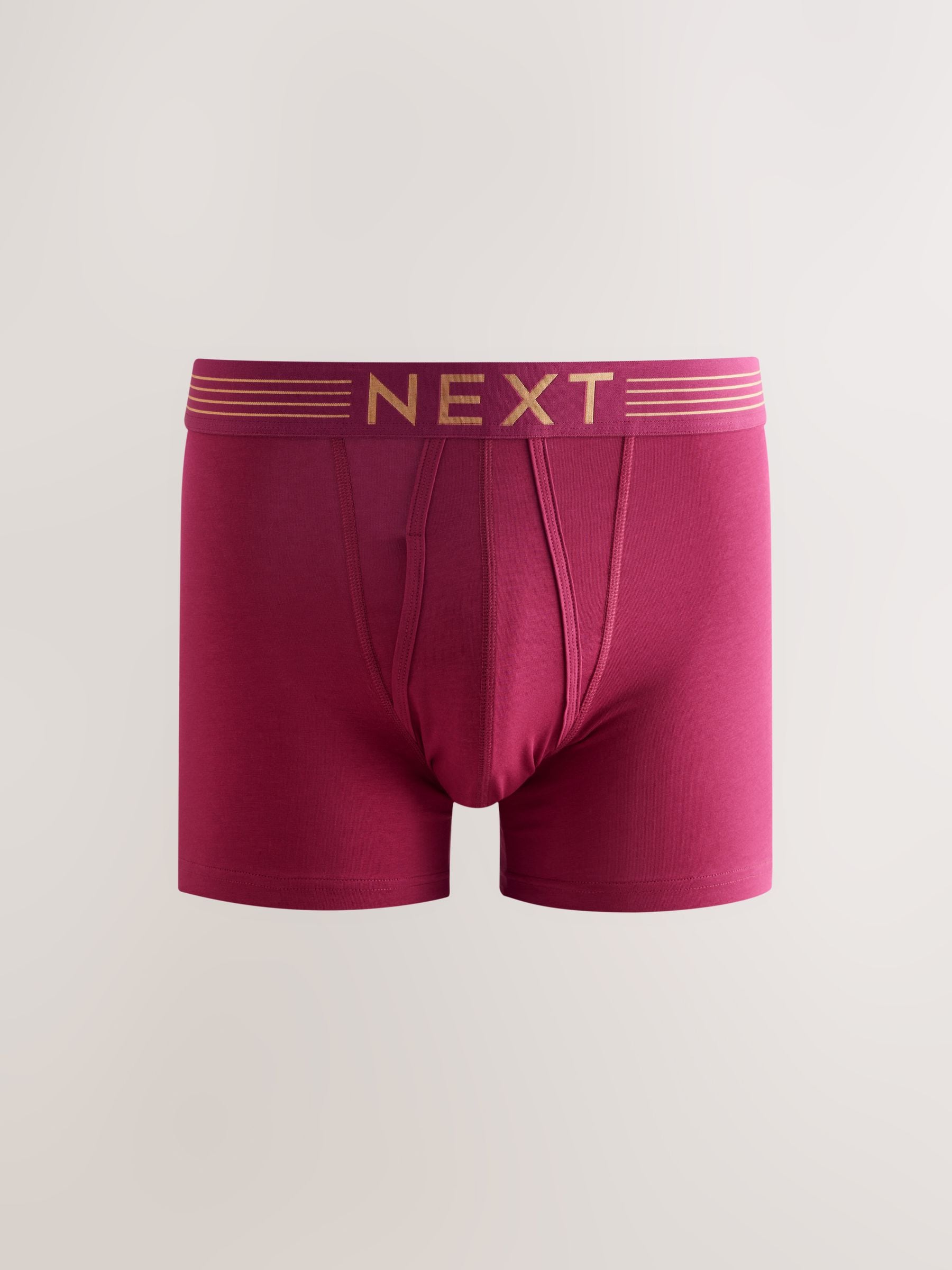 Roze/blauw/groen goudkleurige tailleband - Verpakking van 5 - Boxershorts met A-voorkant