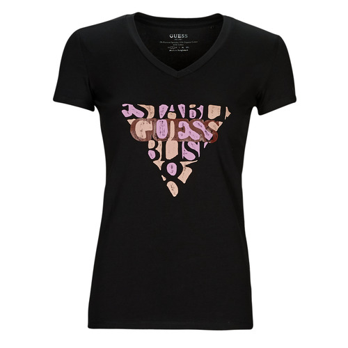 Guess - SS VN AMALIA TEE - Noir