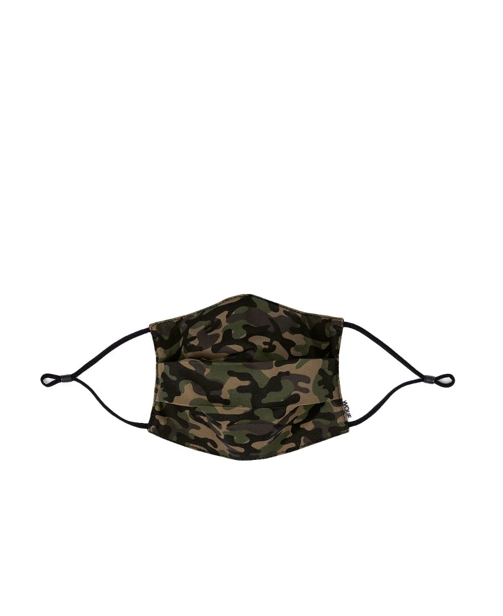 Wouf  Camouflage mundbind, 2 filters maske - grøn