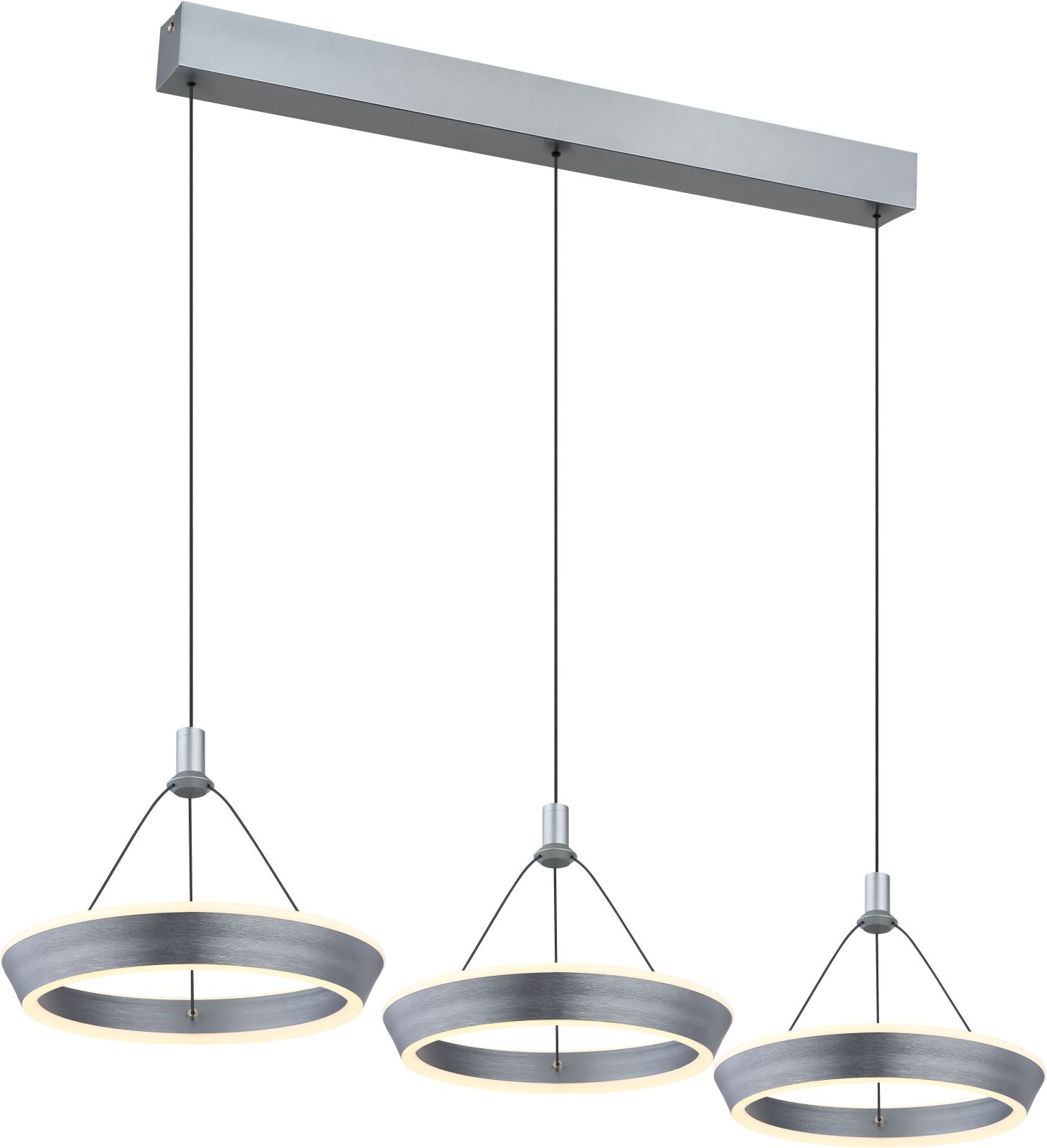 LED-Hängeleuchte - titanfarben - 97,5 cm