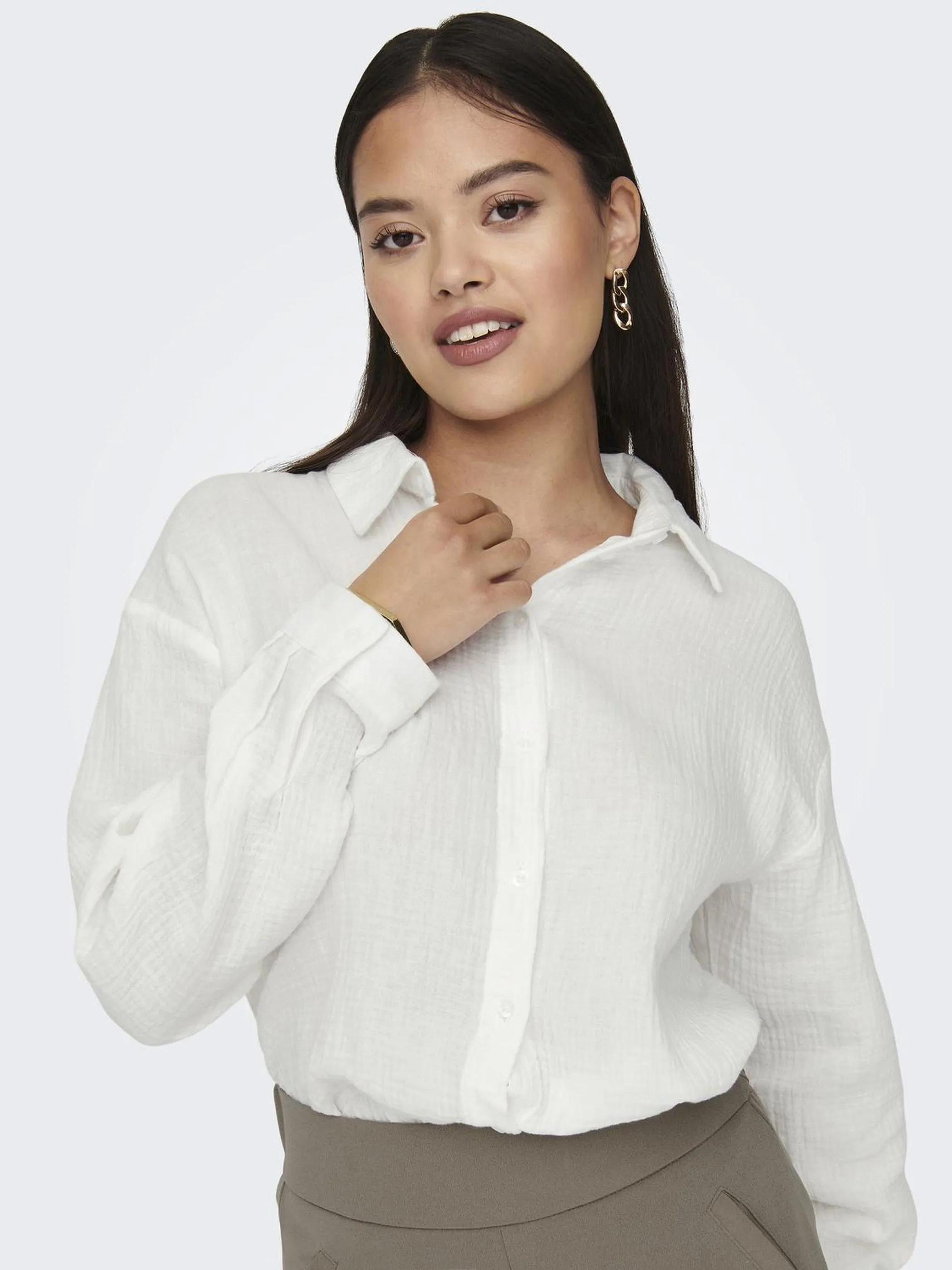Damen Bluse unifarben