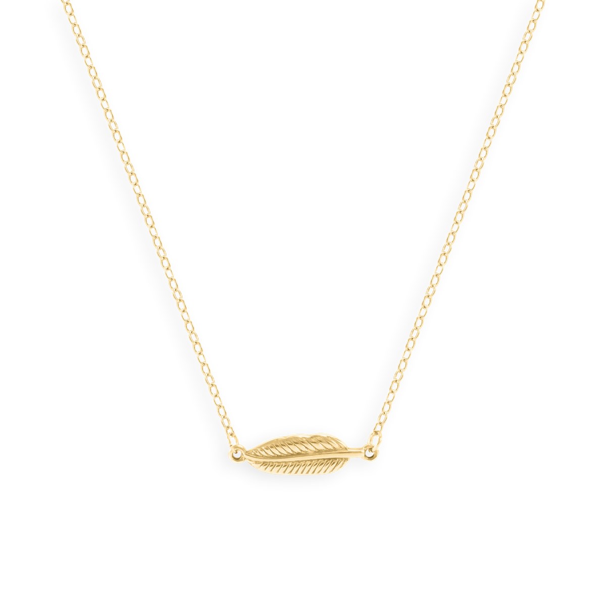Collier en acier plaqué jaune