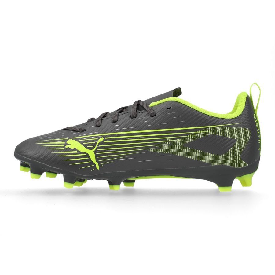 PUMA Ultra 5 Play FG/AG Audacity - Matte Aged Silver/Jaune/Argenté Enfant