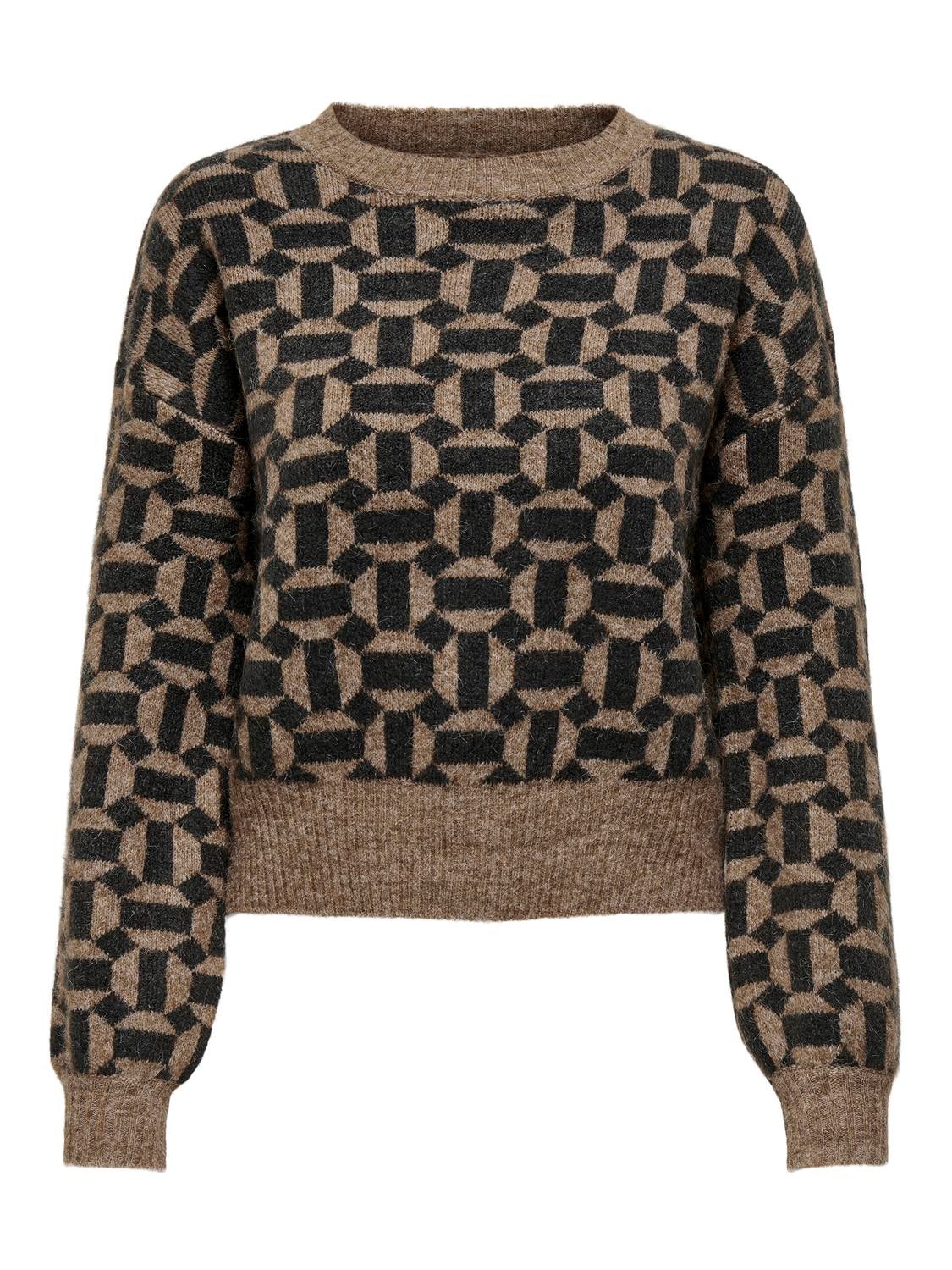 ONLGEO Strickpullover Toasted Coconut
