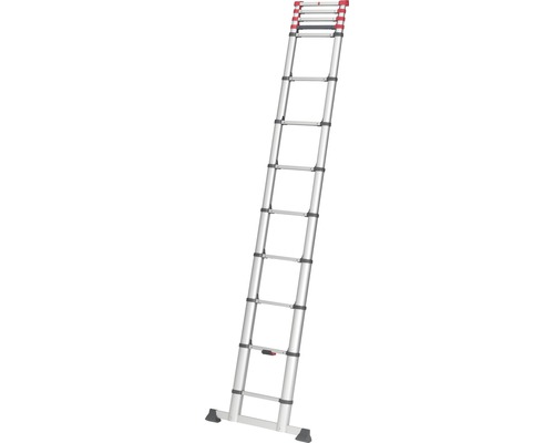 Hailo T80 FlexLine telescopische ladder, aluminium, 13 sporten, werkhoogte 4,5 m