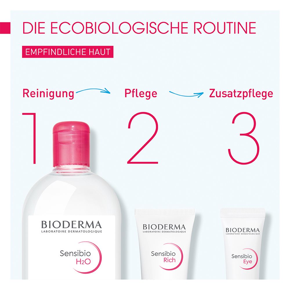 BIODERMA Sensibio eye - Beruhigende, feuchtigkeitsspendende Augencreme - Jetzt 25% sparen mit Code 