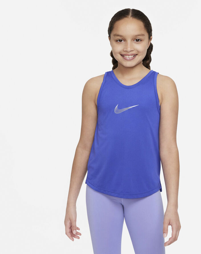 Nike Dri Fit One Traeningstop Blå