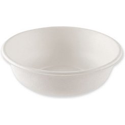 Coupelle en canne à sucre, rond, 1.000 ml, blanc