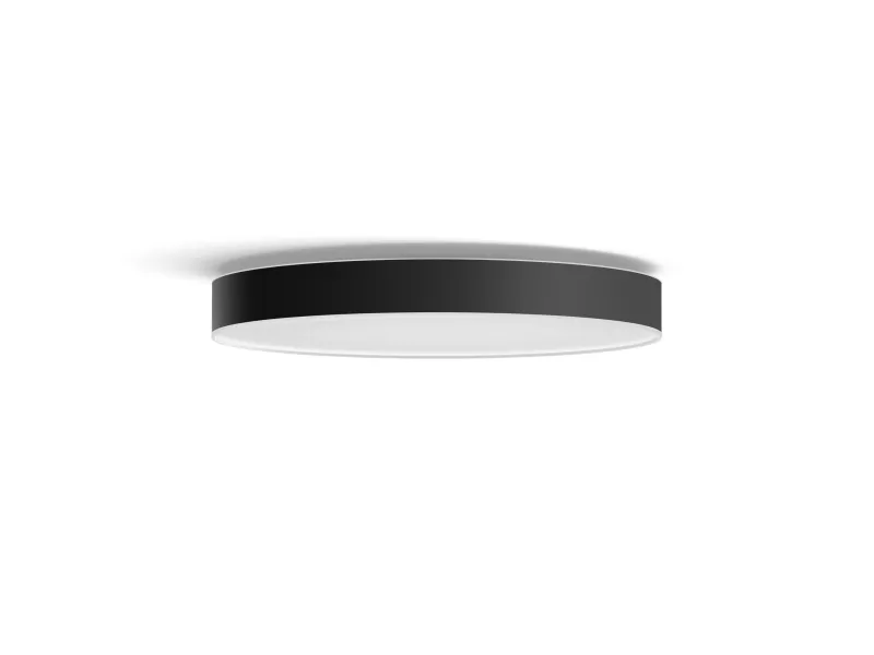 Philips Hue White ambiance Enrave Extra Large - Loftslampe - LED - 48 W - varmt til køligt hvidt lys - 2200-6500 K - sort