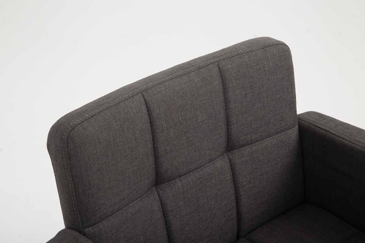 CLP Arbeitshocker Los Angeles Mit Stoffbezug I Höhenverstellbarer Hocker Mit Leichtlaufrollen Aus Kunststoff