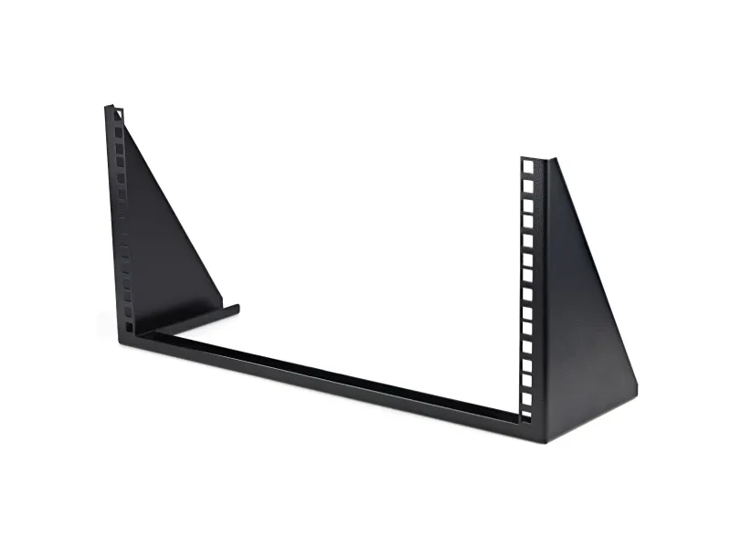 StarTech.com 5U Vertical Wall Mount Rack - 19in Low Profile Open Wall Mounting Bracket - Network/Server Room/Data/AV/IT/Patch Panel/Communication/Computer Equipment - w/ Cage Nuts/Screws - Rack åben ramme - 2-pæl - vægmonterbar - sort - 5U - 19