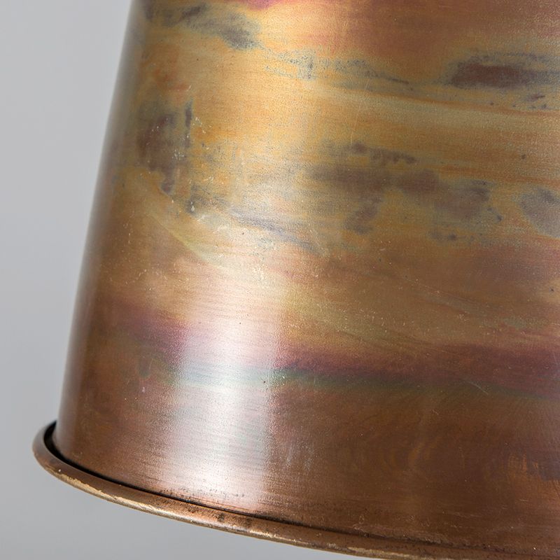 Vintage hanglamp koper met goud - Burn