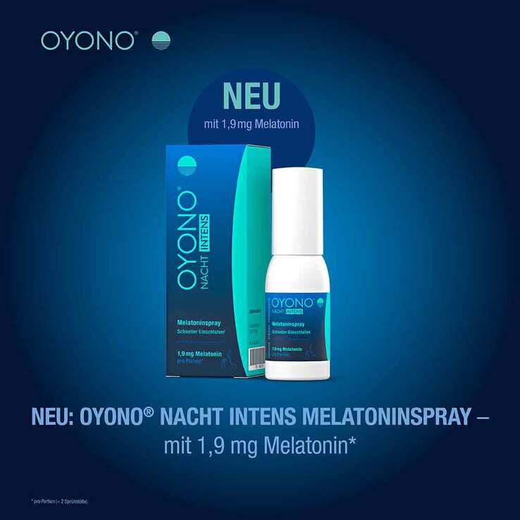 Oyono Nacht Intens Melatoninspray, 30 ml