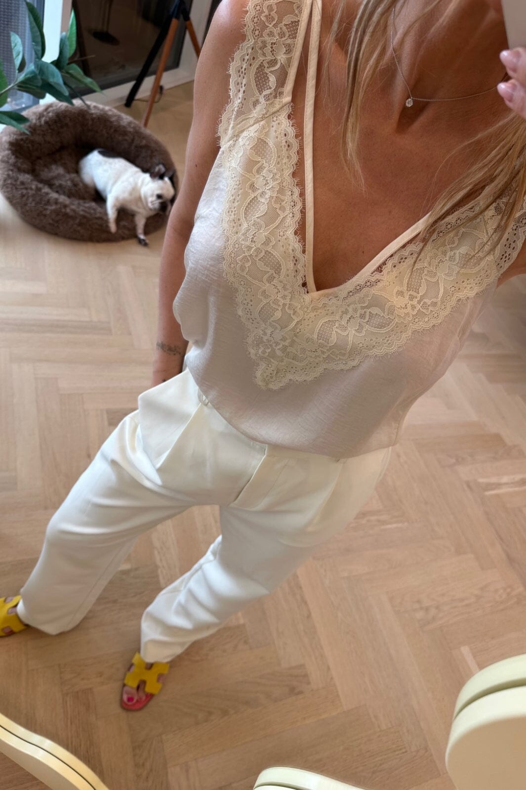Valentin Studio String Top creme