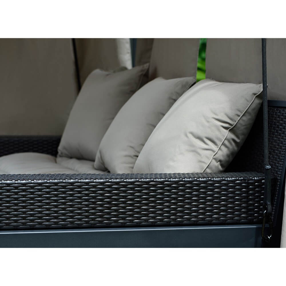 Home Deluxe Pavillon Gartenliege PROVENCE - mit Abdeckung