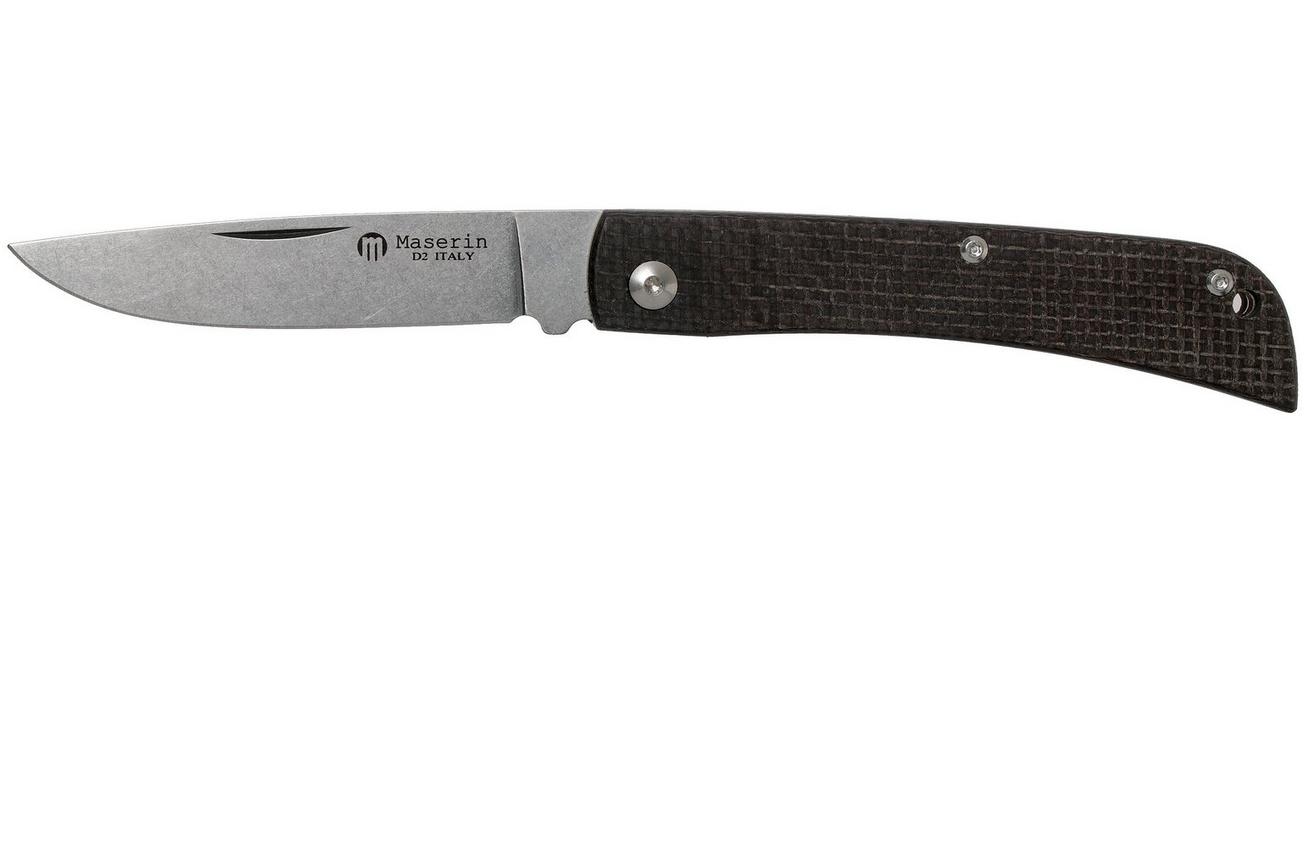 Maserin Scout Grey Micarta zakmes, 163-MG