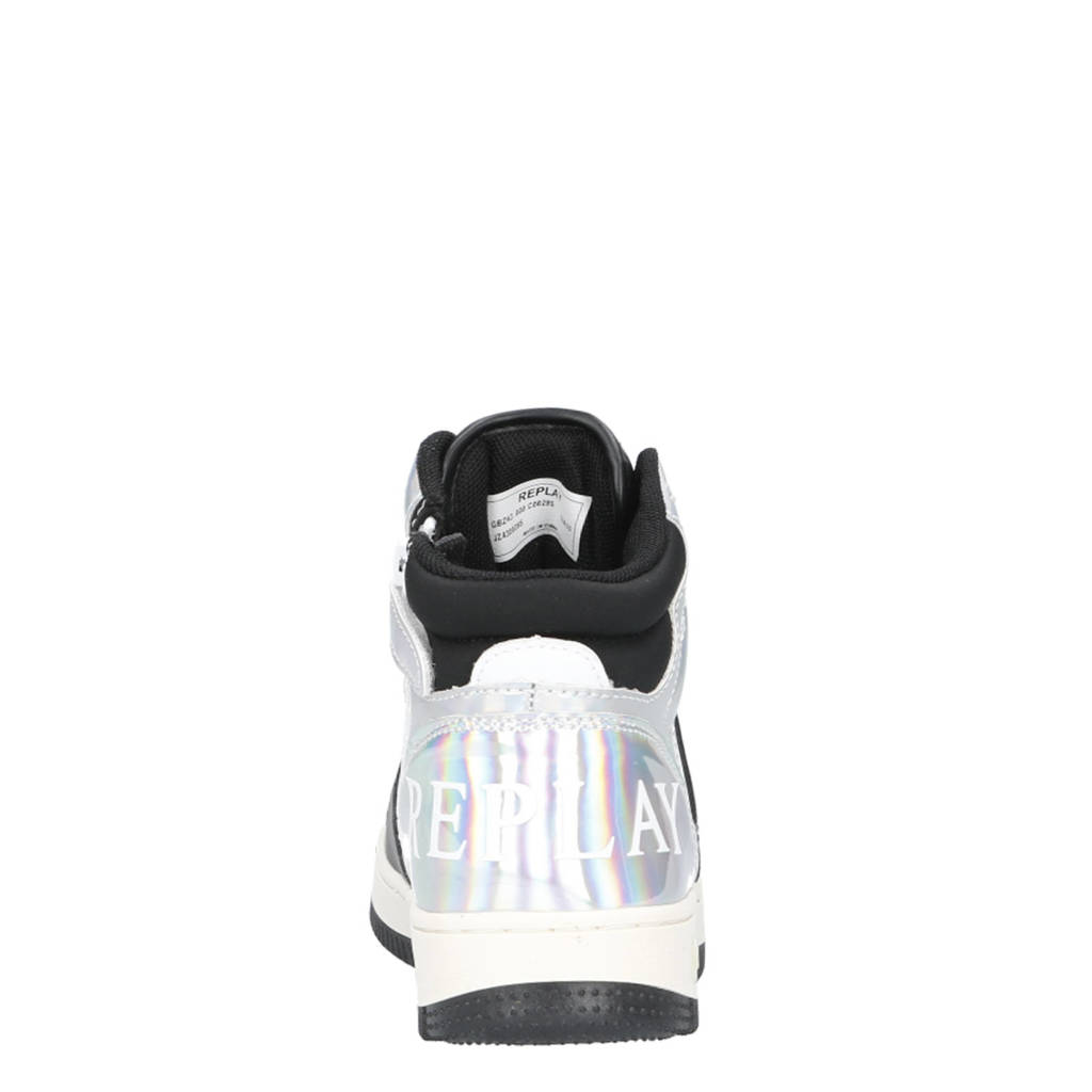 REPLAY Epic jrsneakers zwart/wit