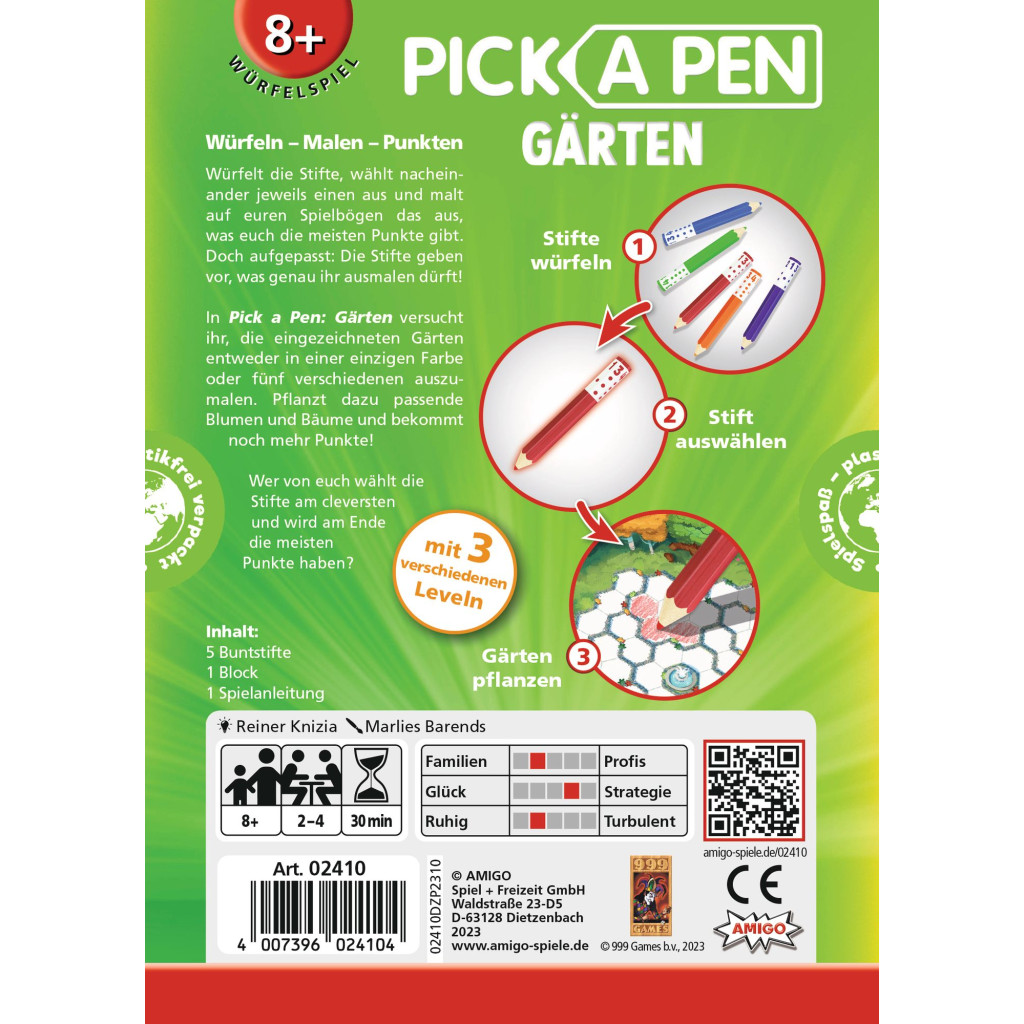 Pick a Pen: Gärten