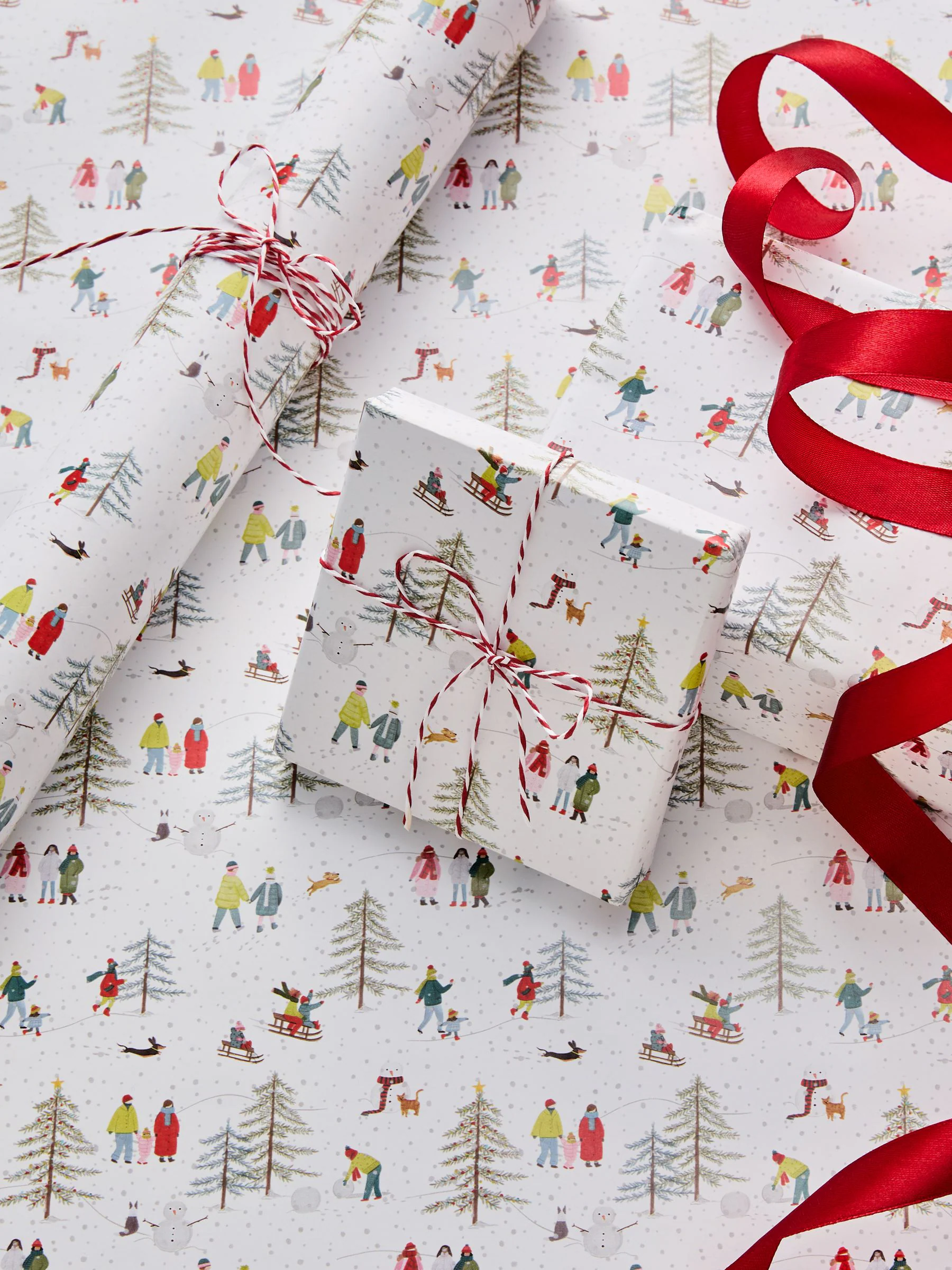 Inpakpapier voor kerstmis