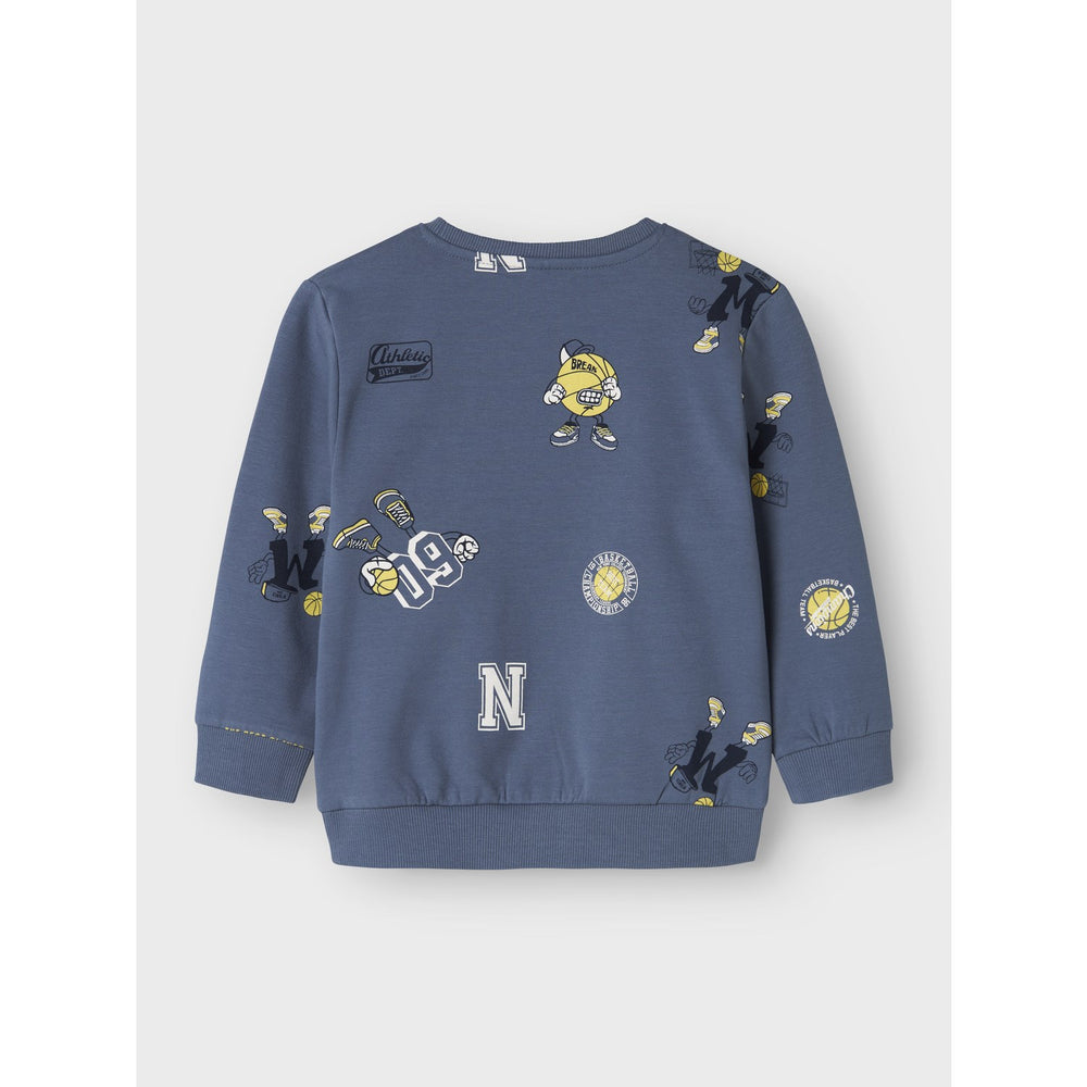 Køb Name It China Blue Thim Regular Sweatshirt