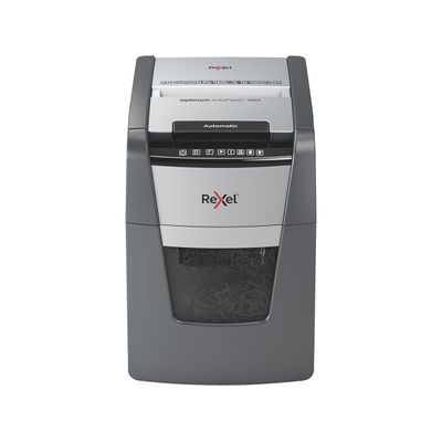 Rexel Optimum Auto+ 100X - destructeur de documents coupe croisée - 100 feuilles - Corbeille 34 litres