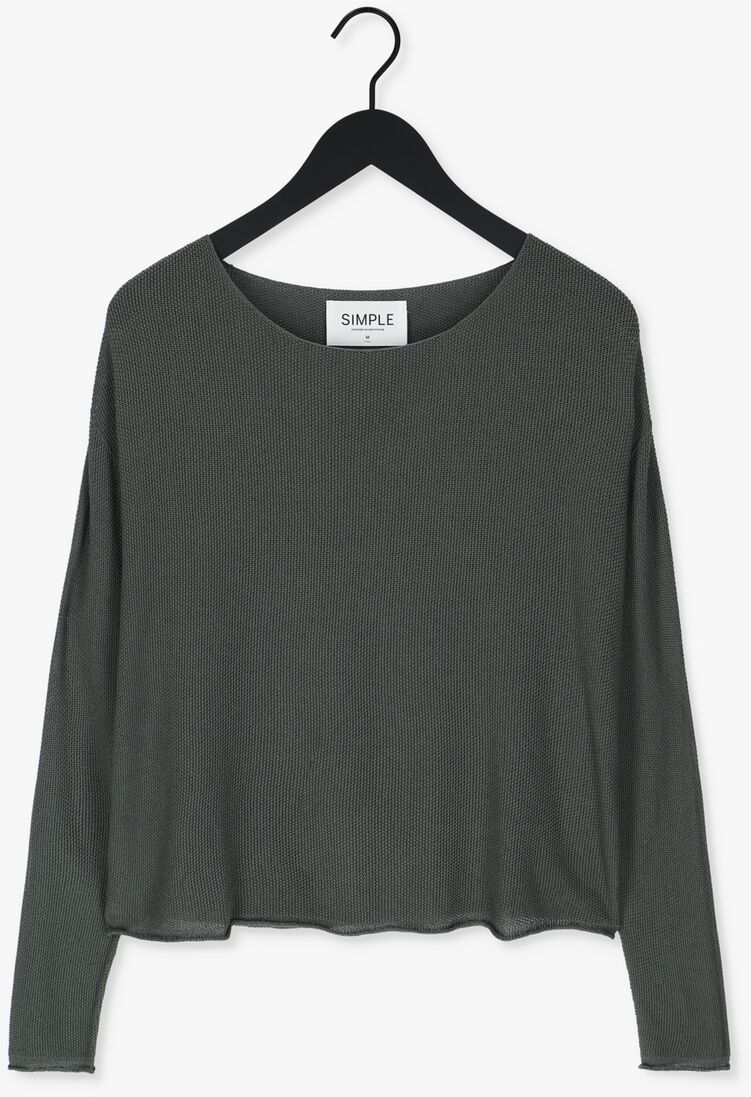 SIMPLE groene simple top knitted sweater ellena es