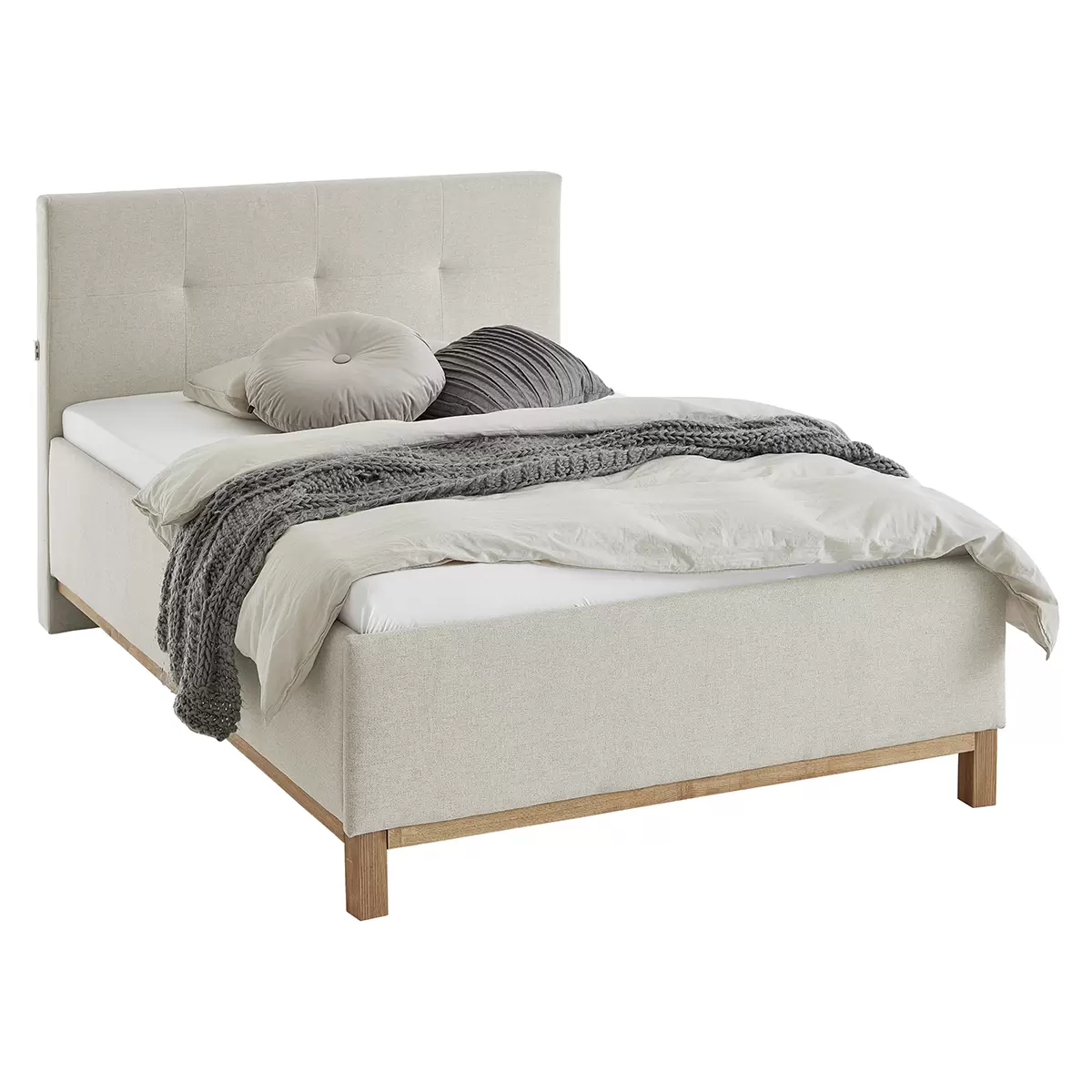 Polsterbett Catania II 140x200 Beige