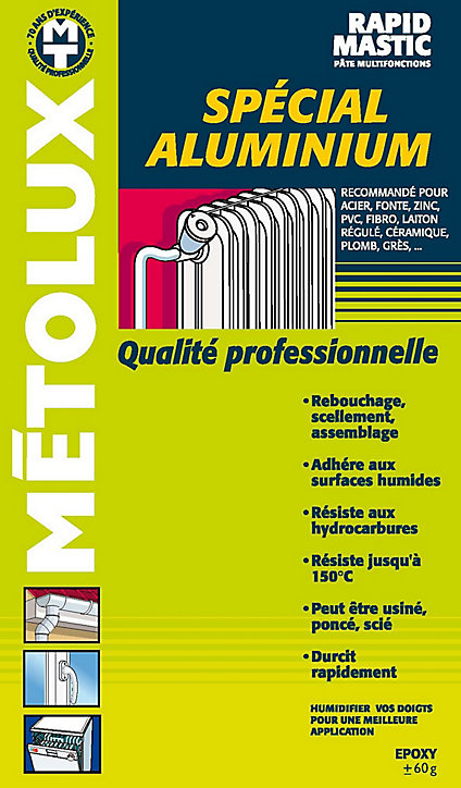 Metolux Rapid Mastic spécial Aluminium