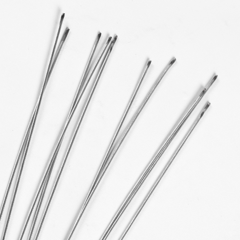 (20er Set) Edelstahl Fahrrad Bremskabel Velo Bremszug Universal Bowdenzug - Silber