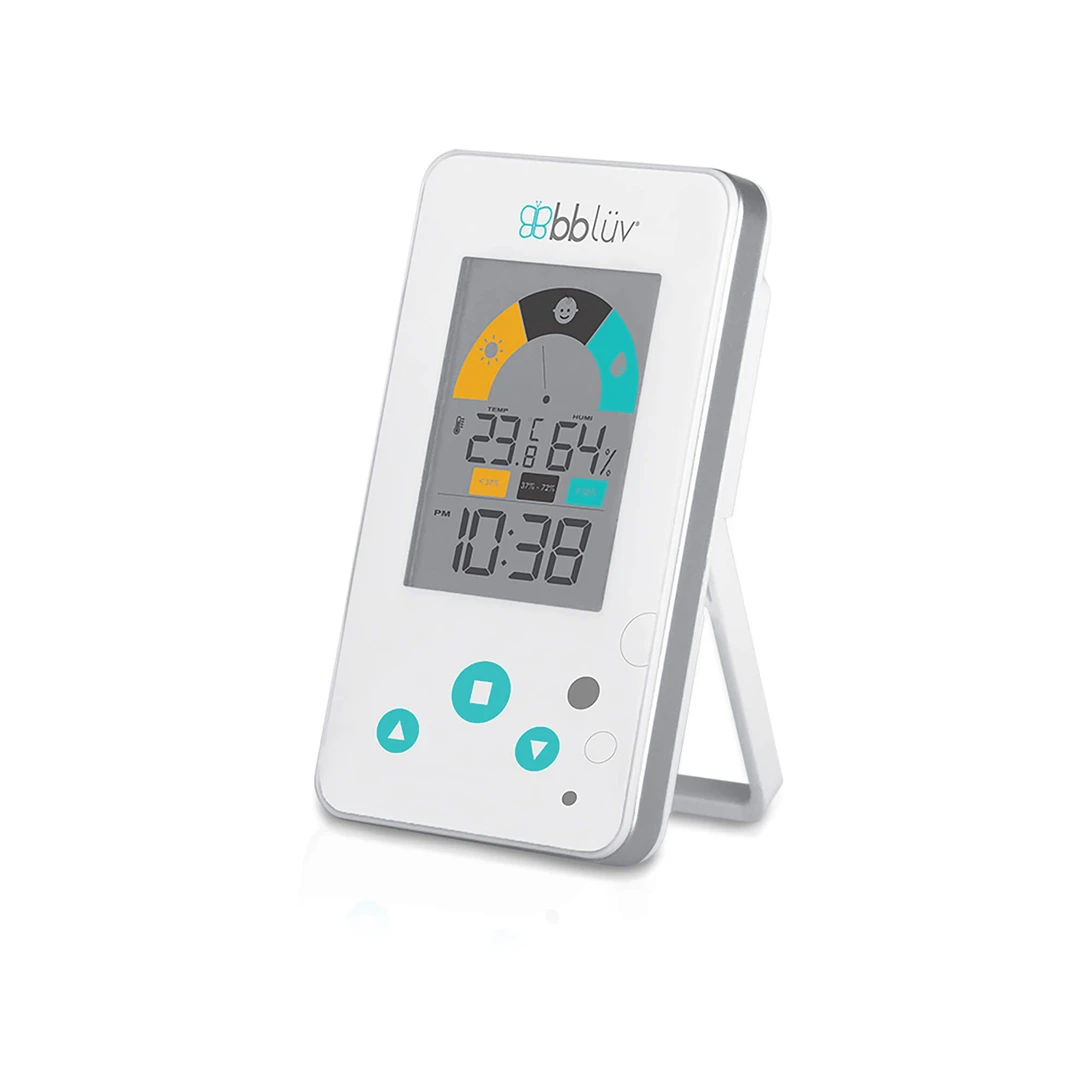 THERMOMETRE MULTI FONCTION IGRO THERMOMÈTRE/HYGROMÈTRE 2 EN 1 CHAMBRE BÉBÉ - Ecru