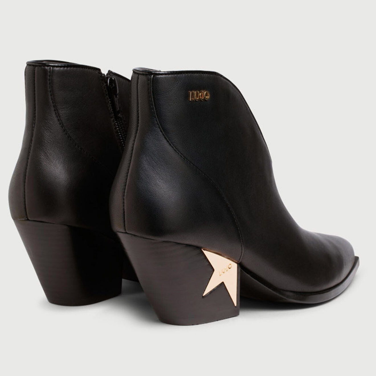 Liu-Jo Bottines en Cuir noires