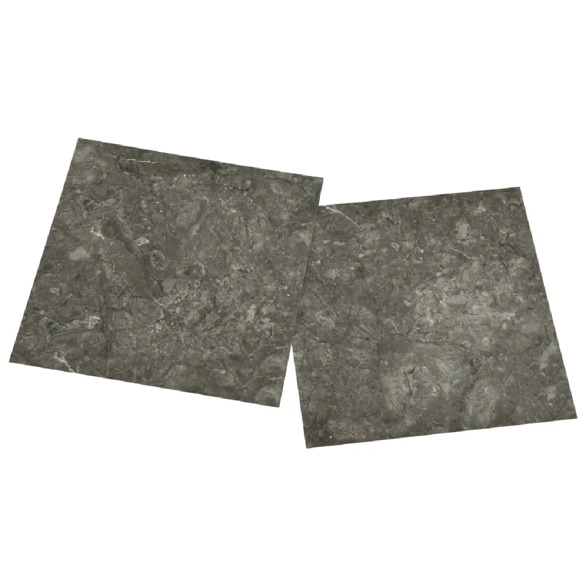 vidaXL Dalles Autoadhésives 55 pcs - Gris