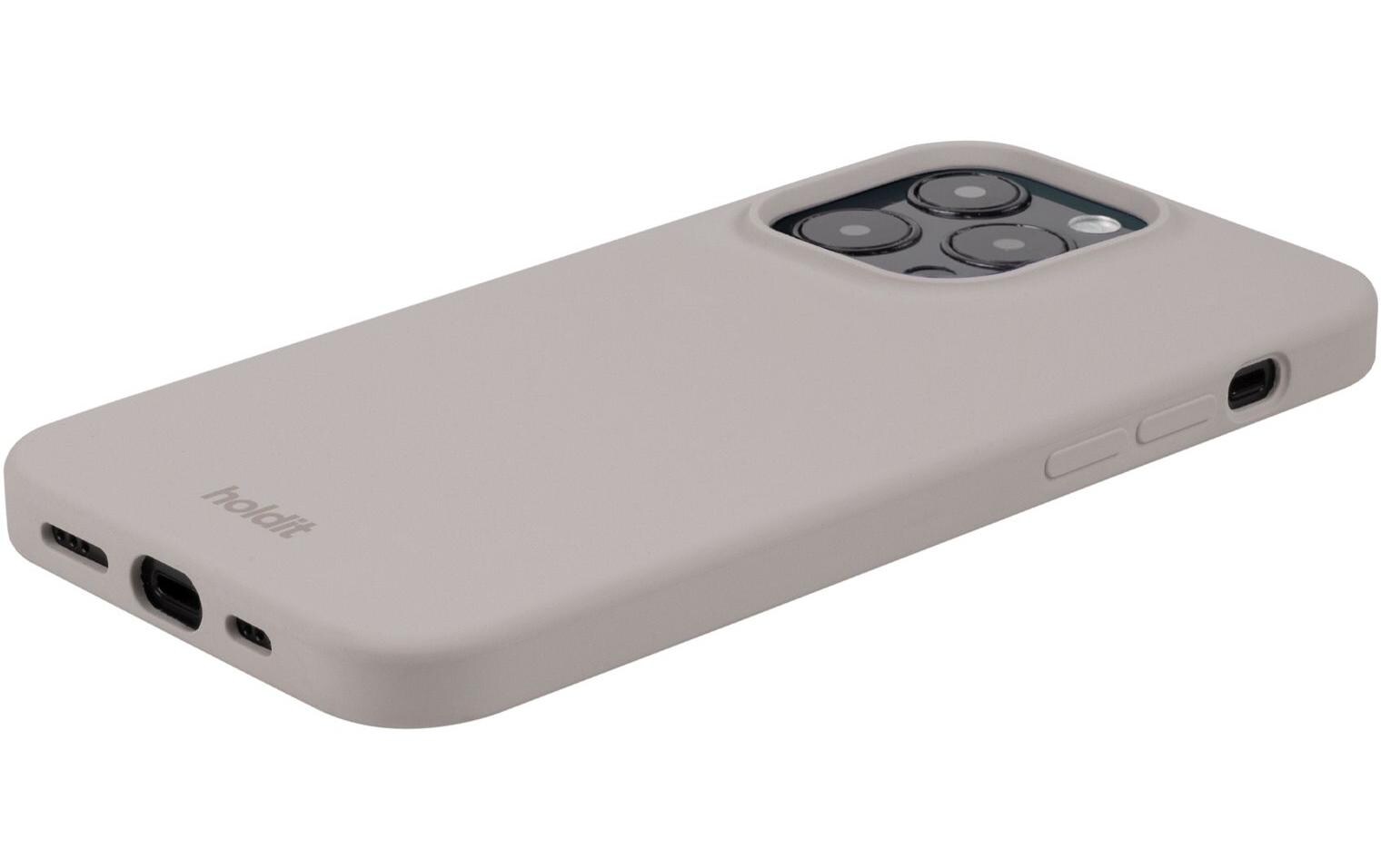 Back Cover Silicone iPhone 14 Pro Max TaupeModerne Handyhülle aus ultradünnem und griffigem Silikon für das Apple iPhone 14 Pro Max